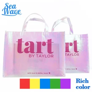 Non Woven Bags Tote Treat Bag with Handles Custom Logo Design Shopping Bags for Party Favors