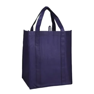 Non Woven Eco Friendly Tote Bag Custom Printed Logo Silk Screen Printing Patch Handle Reusable for Shopping Daily Use Milk Tea