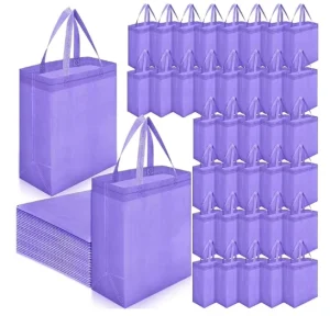 Non Woven Party Favor Bags Reusable Gift Bags with Handles for Christmas Gifts for Birthday Party Bag Storage