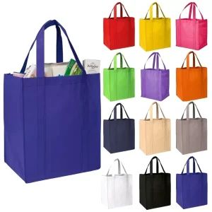 Non Woven Shopping Bag Custom Portable Reusable Eco Friendly Non woven Tote Bags With Custom Logo