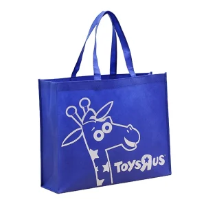 OEM ODM Custom Printed Reusable Non Woven Polypropylene Tote Bags Food Grade Cookie Pizza Hamburger Shoulder Handle