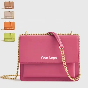 OEM ODM Luxury High Quality Womens Shoulder Bags Classic Crossbody Bags Fashion Vegan Leather Custom Logo Ladies Chian Bags