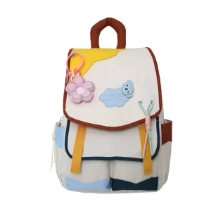 OEM Waterproof Side Backpack for Female Students Good Looking Girly Sweet Cute for High School Primary School Fashionable