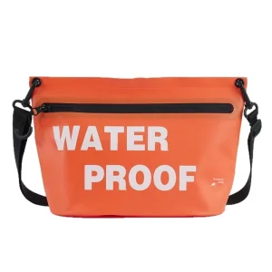 Outdoor PVC Waterproof Storage Bag Swimming Rafting Portable Large Capacity Phone Crossbody Bag Adjustable Shoulder Strap