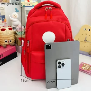 Oxford Custom logo Backpack Lightweight High School Breathable Elementary School Soft Fabric Children 8 9 10 14 School Backpack