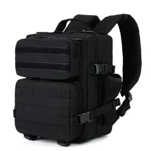 Oxford Fabric Waterproof Zipper Closure Hunting Style Mini Backpack 9L Nylon Lining Unisex Arcuate Shoulder Strap Outdoor