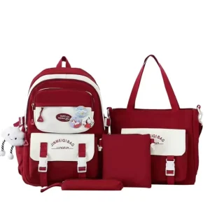 Oxford Fashion Anti Theft Waterproof Large Capacity Unisex Teen School Backpack for Students