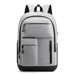 Oxford Multi function Men’s Backpack High School Students Casual Travel Computer Bag Air Cushion Straps