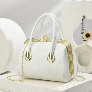 PU Leather Good Quality Women Boston Bags Ladies Designer Shoulder Bags Luxury Women’s Handbags