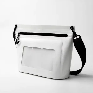 PVC Zipper Korean Style Airtight Waterproof Single Shoulder Sling Bag For Outdoor Sports