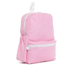 Personalized Kid Backpack Embroidery Gingham School Bag Custom Cute Toddler Backpack