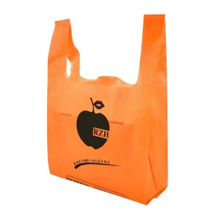 Portable Non Woven Foldable Shopping Bag Custom Logo Reusable Lightweight Non woven Handbag for Daily Use