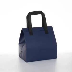 Portable Polypropylene Grocery Bag Custom Printed Logo Reusable Non Woven Shopping Tote Bag Recyclable for Food Cake