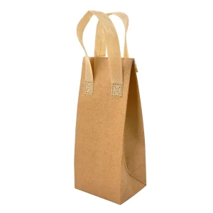 Portable Single Cup Milk Tea Insulated Bag Disposable Non Woven Aluminum Foil Thermal Tote for Takeaway