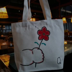 Premium Luxury Recyclable Custom Canvas Cotton Tote Bags Personalized Logo Printed High Quality Large Pocketed