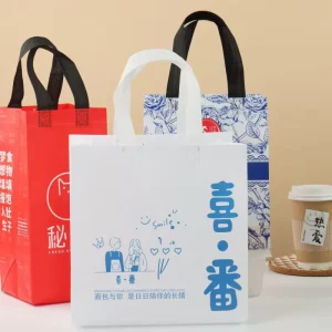 Premium Non-Woven Tote Bag Custom Logo & Color Lightweight Reusable Storage Bag