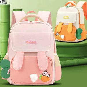 Primary School Children’s Schoolbag Oxford Cloth Cartoon Large Capacity Lightweight Boys Girls Grade 1 3 Backpack Rucksack