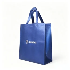 Promotional Custom Logo Printed Non Woven Recyclable Reusable Shopping Tote for Business & Shopping Use with Hand Length Handle