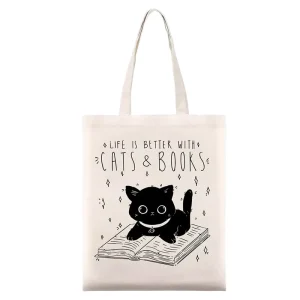 Promotional Custom Pattern 100% Cotton Mini Tote Bag Sublimation Printing Reusable Shopping Bag Zipper Closure Shoulder Strap