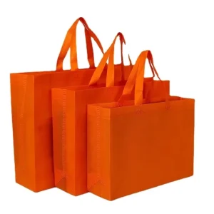Promotional Customizable Durable Non Woven Tote Bag Heat Printed Bag Logo Reusable Laminated Surface PP Material for