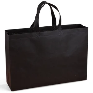 Promotional Durable Non Woven Designer Tote Hand Bag Big Colorful Shoulder Custom Silk Screen Printed Logo