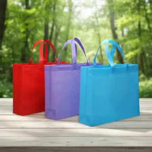 Promotional Go Shopping PP Non woven Tote Bag Custom Logo Nonwoven Shopping Bag Non woven Fabric Bag