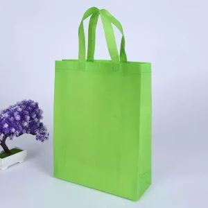 Promotional Printed Bag Custom Logo Printed Non Woven Reusable Tote Bag Hand Length Handle Recyclable Silk Screen Printing