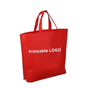 Recyclable Eco Friendly Bag Non Woven Durable Tote Bag Heat Transfer Printed Custom Logo Laminated Fabric Hand Length Handle