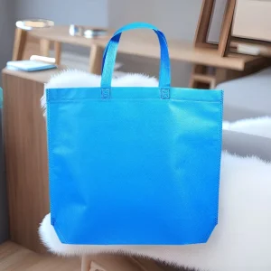 Recyclable Eco Friendly Bag Non Woven Laminated Fabric Tote Bag Heat Seal Packaging Custom Logo Silk Screen Printing Hand Length