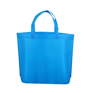 Recyclable Eco Friendly Bag Non Woven Tote Bag Hand Length Handle Heat Transfer Printed Custom Logo Model for Coffee Grocery