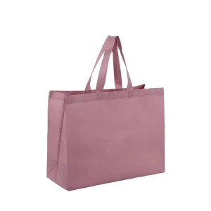 Recyclable Eco Friendly Bag Non Woven Tote Bag Laminated Fabric Heat Seal Packaging Large Size Hand Length Handle Customizable