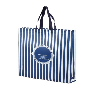 Recyclable Eco Friendly Thermal Non Woven Moisture Proof Tote Bag Heat Seal Customizable for Grocery Home Storage Exhibition Use