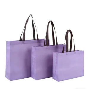 Recyclable Multipurpose Non-Woven Custom Logo Tote Bag Reusable Fashion Gift Bag for Clothing Shoes Retail Shopping