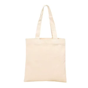 Recyclable Natural Blank Custom Logo Screen Printed Reusable Jute Burlap Cotton Canvas Tote Bags Custom Size