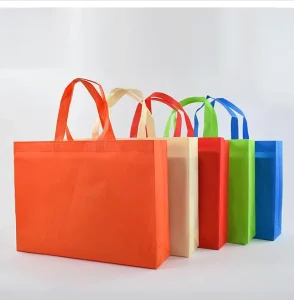 Recycle Non Woven Fabric Bag for Shopping Custom Eco Friendly Reusable Shopping Bag Custom Printed Grocery Tote Bags With Logo