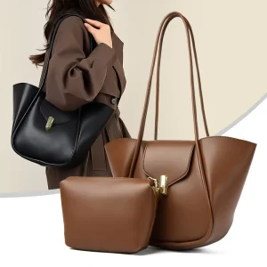 Retail Fashion Luxury Simple Design High Capacity Shoulder Bags for Ladies
