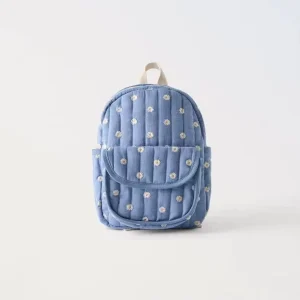 Retro Casual Backpack Ladies Travel Backpack Fashion Washed Canvas Large Capacity Solid Color Student Zipper School Bags