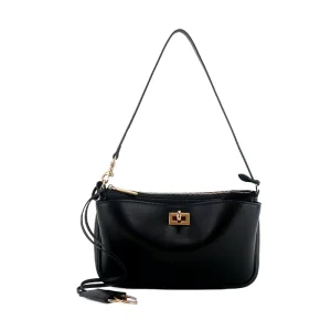 Retro Style Luxury Fashion Candy Genuine Leather Zip Single Strap Portable Multi-Use Women’s Shoulder Bag