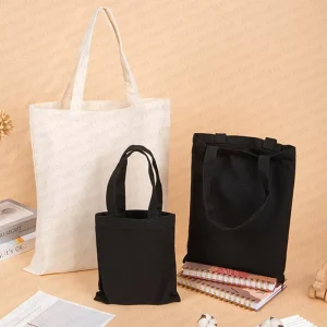 Reusable Canvas Tote Bag Grocery Shopping Cloth Bags Suitable for DIY Advertising Promotion Gift Activity