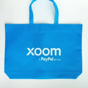 Reusable Customizable Non Woven Shopping Storage Tote Bag with Spout Closure