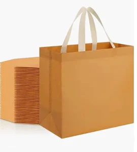Reusable Totes Bags Non Woven Grocery Handle Bags for Shop Events & Retail Store