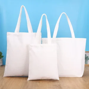 Reusable tote bag Large Capacity Shoulder Shopping Bag Natural Cotton Canvas Tote Bag of Great Quality