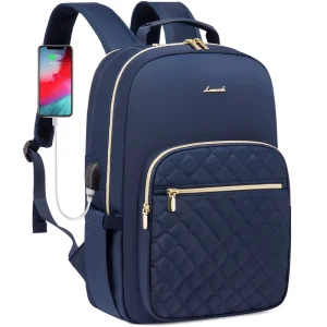 School Purse for Women Men Business Work Travel Bookbag Daily Use Large Capacity 15.6in Laptop Backpacks