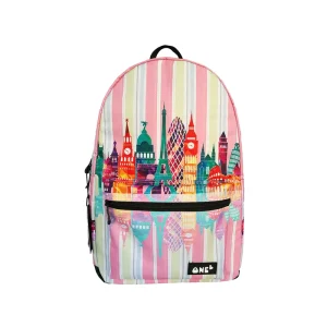 School Students Promotional Anti Theft Fashion Ultralight Polyester Backpack with Zipper Closure