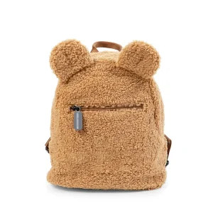 School Warm Fluffy Bookbag Children Cute Teddy Bear Shape Backpack