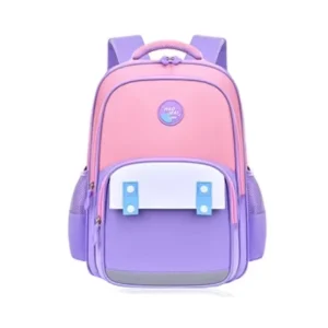 Simple Student 1-6 Grade Schoolbag Large Capacity Lightweight High Quality Waterproof Backpack