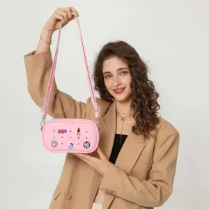 Single Shoulder Bags DIY Silicone Crossbody Bag Travel Portable Durable Shoulder Bag for Women