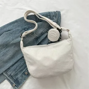 Single shoulder Bag Versatile for Daily Commuting Large Capacity Adjustable Crossbody Bag