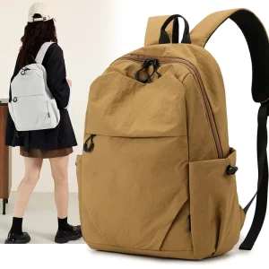 Small Nylon Backpack for Women Fashion Student Travel Bag Mini Casual Student Girls Bookbags Polyester Lining