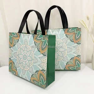 Soft Premium Non Woven Tote Bags Moisture Proof Recyclable Environmental Shopping Clothing Packaging